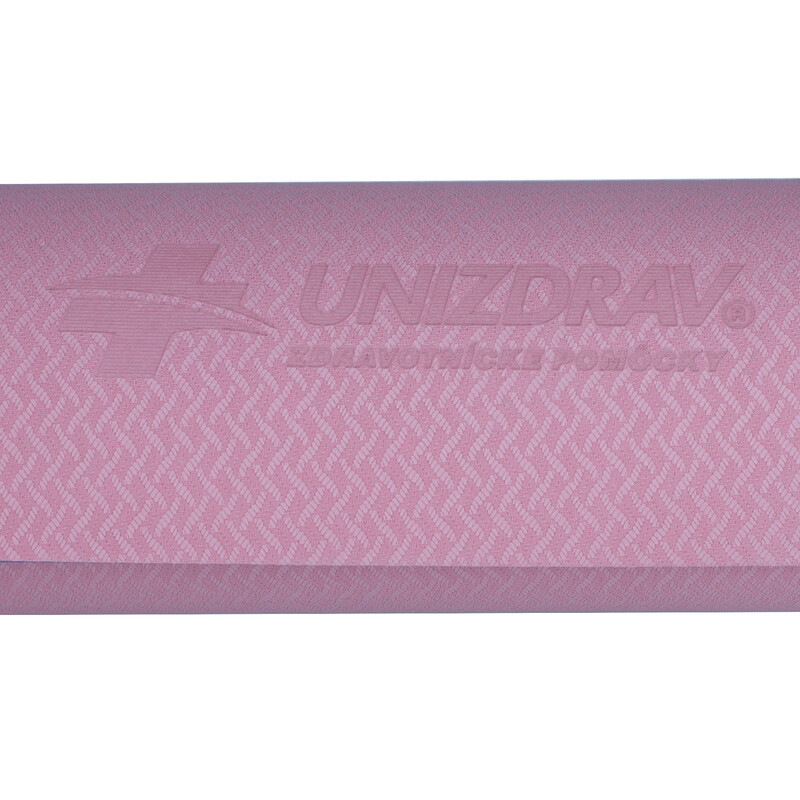 Podložka na cvičenie UNIZDRAV 66 x 182 cm, ružová
