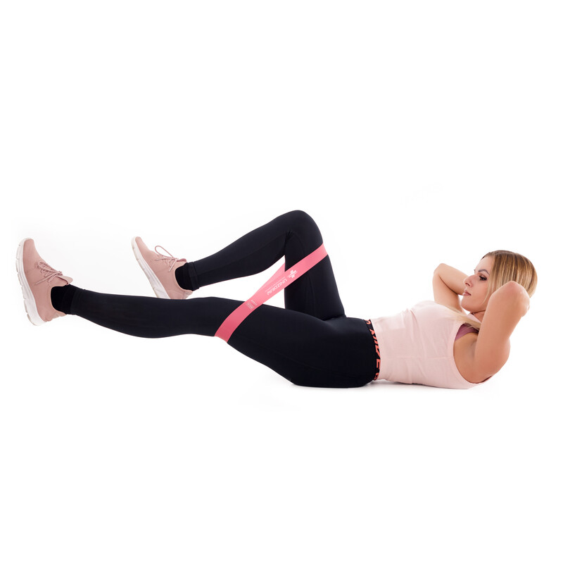 Odporové posilňovacie gumy sivé, sada 5 ks