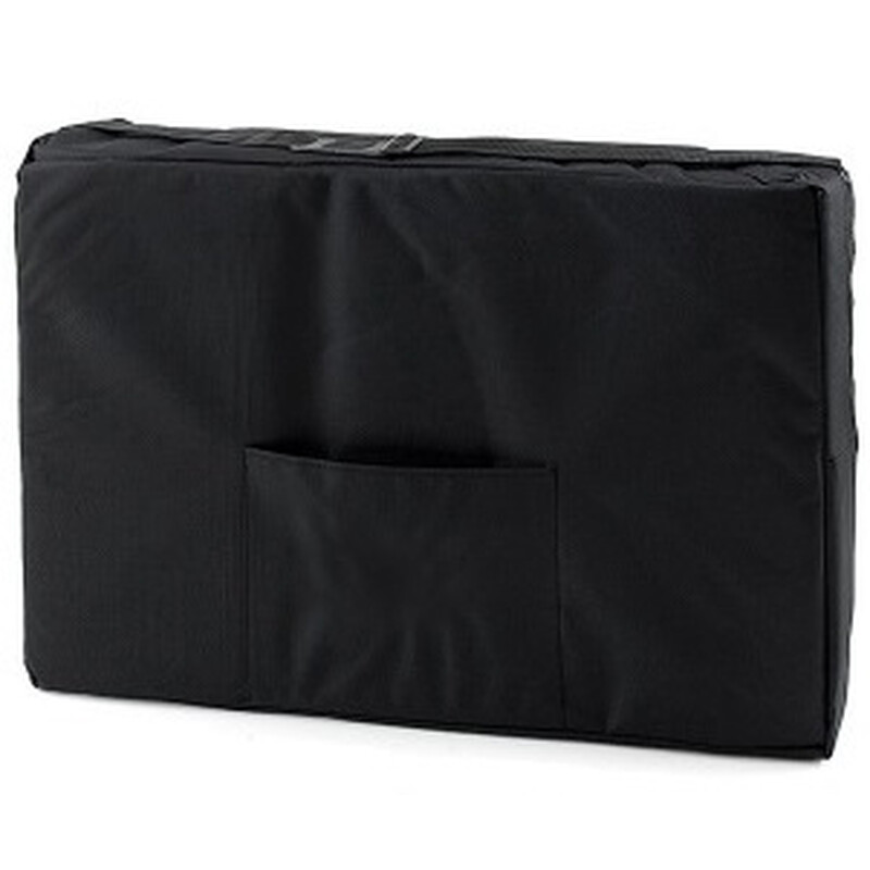 Drevené masážne lehátko - polohovacie, červené