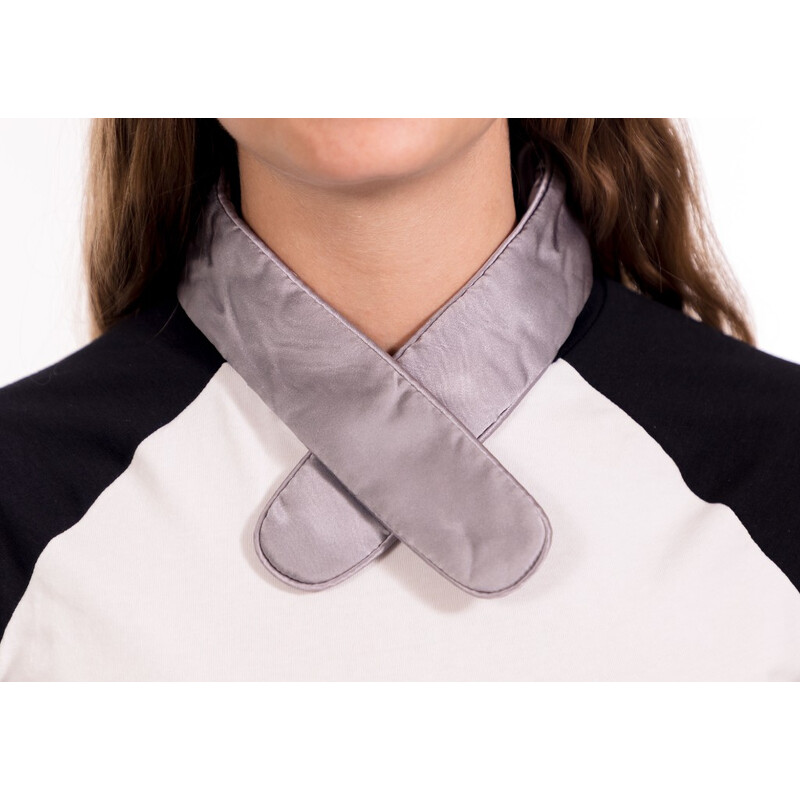 Vyhrievací USB golier na krk s powerbankou, ružový – grafénová technológia