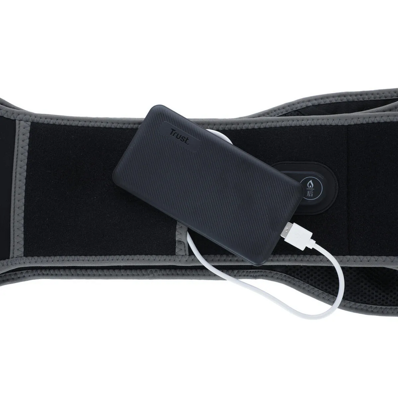 Vyhrievací USB pás na kríže a podbruško 2v1 s powerbankou – grafénová technológia