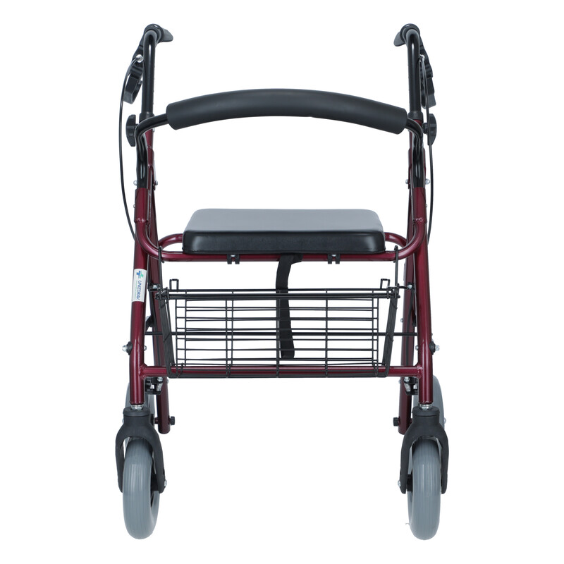 Odľahčené pojazdné chodítko UNIZDRAV, strieborné
