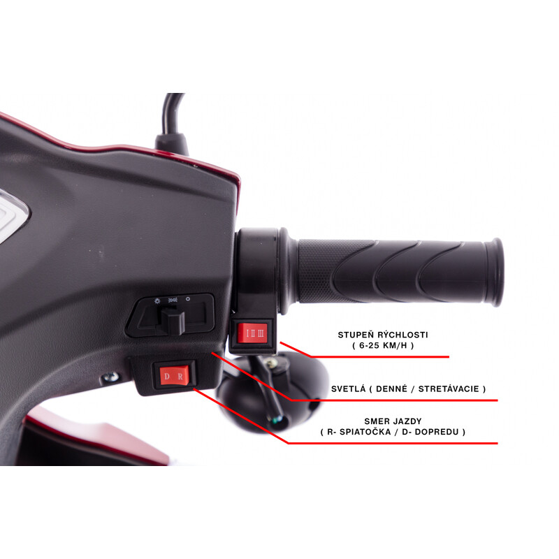 Elektrický dvojmiestny skúter CHAMPION DUO pre seniorov a imobilných – výkonný 1000 W motor