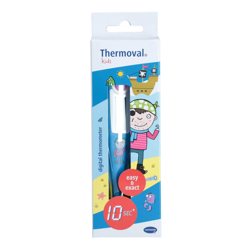Digitálny detský teplomer Thermoval Kids, modrý