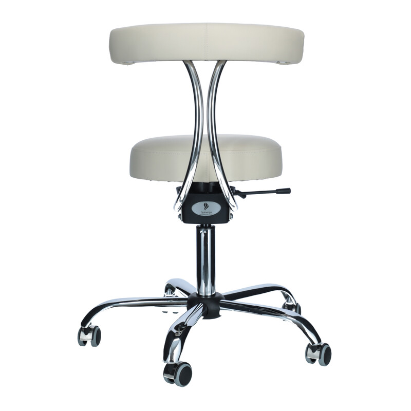 Ergonomická stolička do ambulancie, krémová