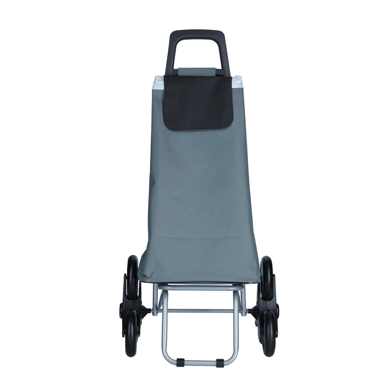 Nákupná taška na kolieskach, sivá