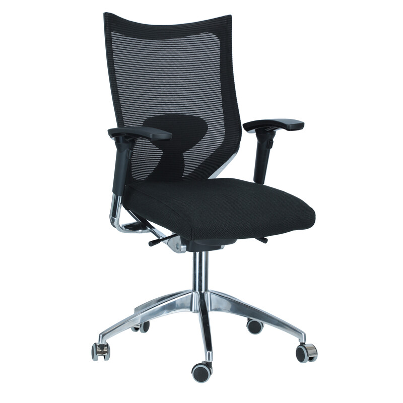 Ergonomická stolička Office, oranžová