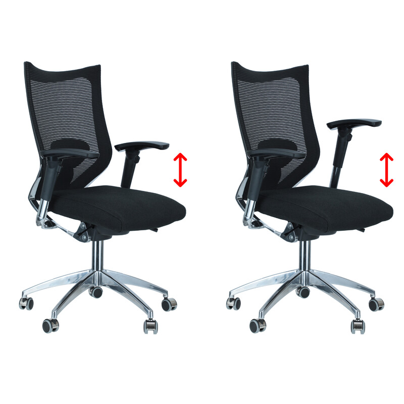 Ergonomická stolička Office, modrá