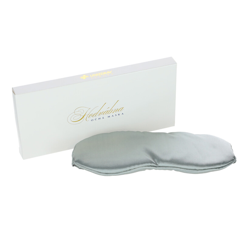 Vyhrievacia očná maska UNIZDRAV, strieborná - grafénová technológia