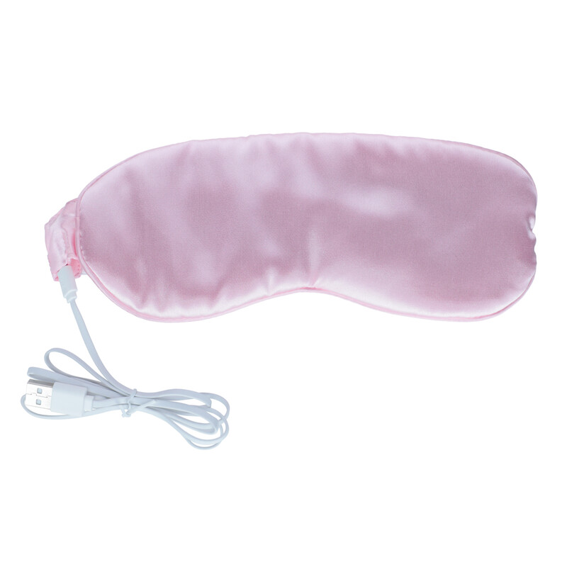 Vyhrievacia očná maska ružová - grafénová technológia