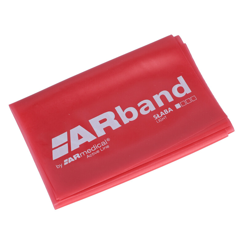 Posilňovacia guma na cvičenie červená 2 m (3,6 kg - 5,4kg)