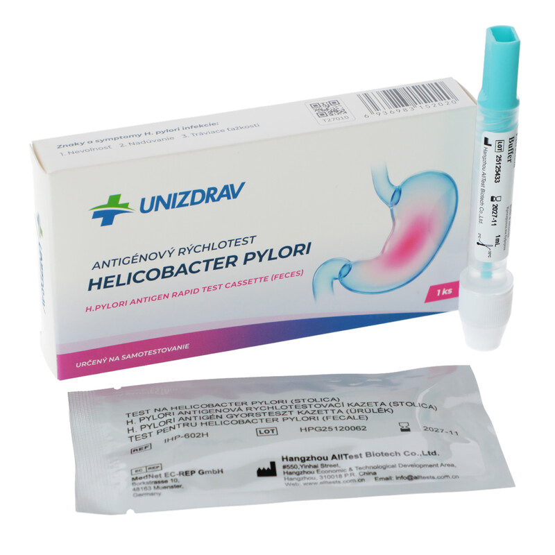 Test na Helicobacter Pylori - kazetový, 1ks