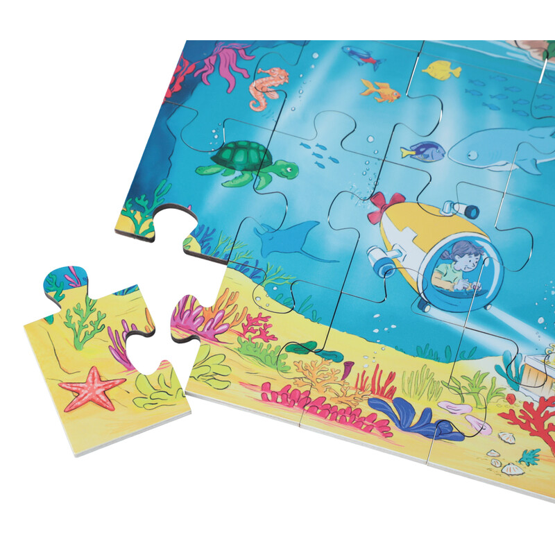 Edukačné podlahové puzzle Z morských hlbín do vesmíru od Beleduc
