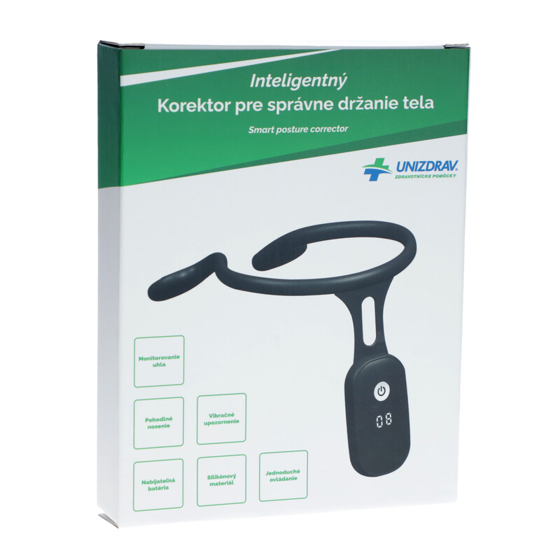 Inteligentný vibračný korektor pre správne držanie tela