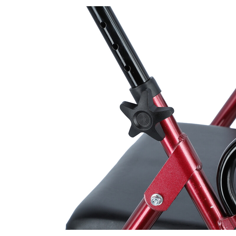 Štvorkolka odľahčená UNIZDRAV, bordó - BEZ PÔVODNÉHO OBALU