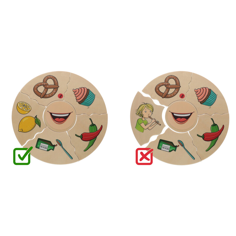 Didaktická hra a puzzle 2v1 Humanico Zmysly od Beleduc