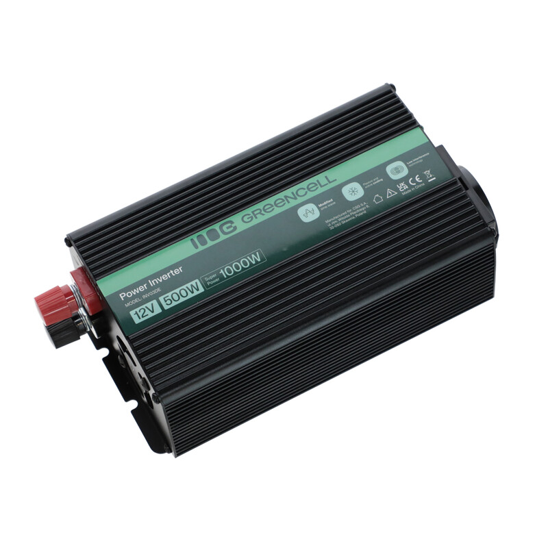 Menič napätia Greencell 500W / 1000W do auta ku kyslikovému koncentrátoru na domáce použitie