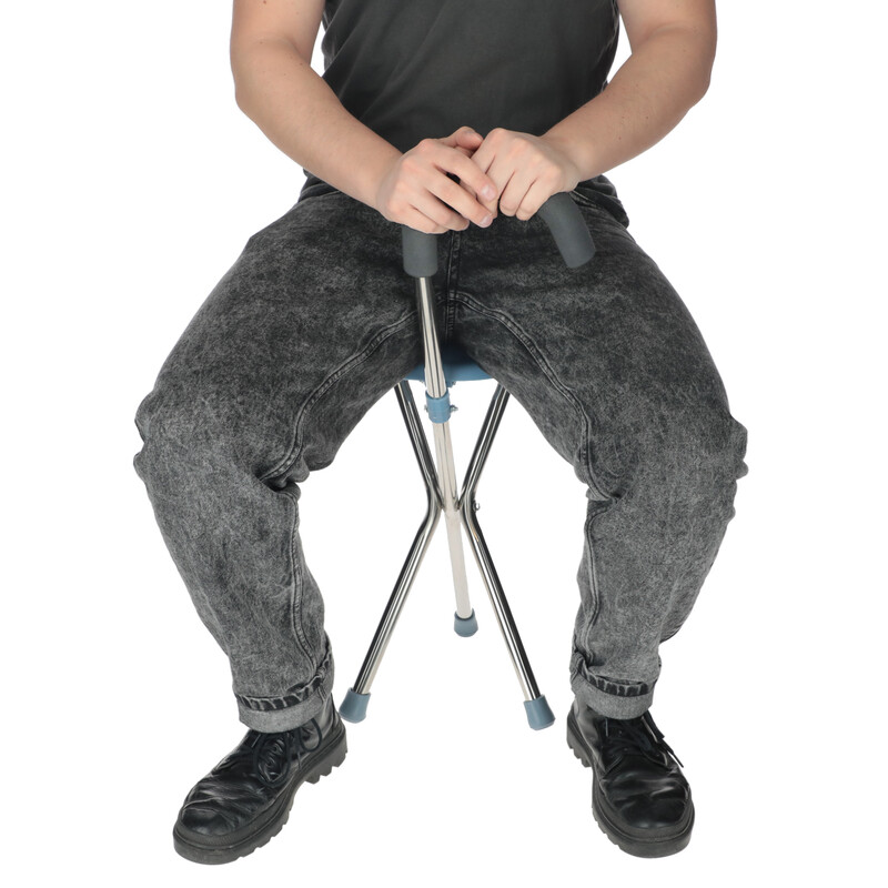 Vychádzková palica so sedadlom - TESTOVACÍ KUS, MIERNE ŠKRABANCE NA KONŠTRUKCII