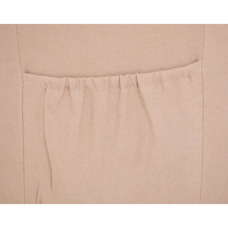 Relaxačné polohovacie kreslo COMFORT Ušiak - béžová látka - BEZ PÔVODNÉHO OBALU, VÝSTAVNÝ KUS, ZNÁMKY POUŽÍVANIA