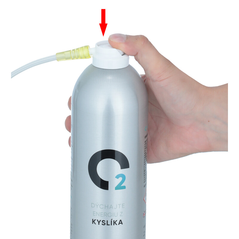 Kyslíková fľaša s kyslíkovou maskou ClearO2 Oxygen, 15 l - EXSPIRÁCIA 29.2.2024