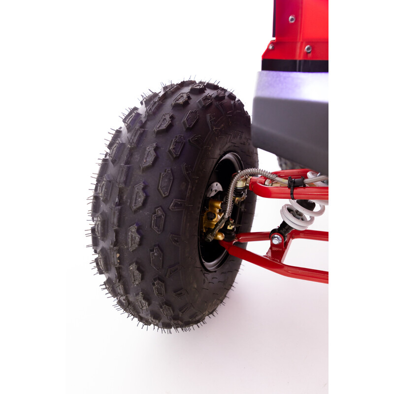 Štvorkolka elektrická UNIZDRAV XTrail (ATV), červená