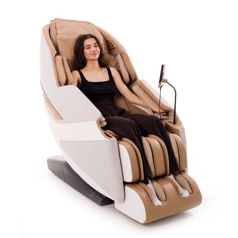 Masážne elektrické kreslo RelaxPro 3D MASSAGER - NADTRHNUTÉ ČALÚNENIE Z VNÚTORNEJ STRANY OPIERKY NÔH