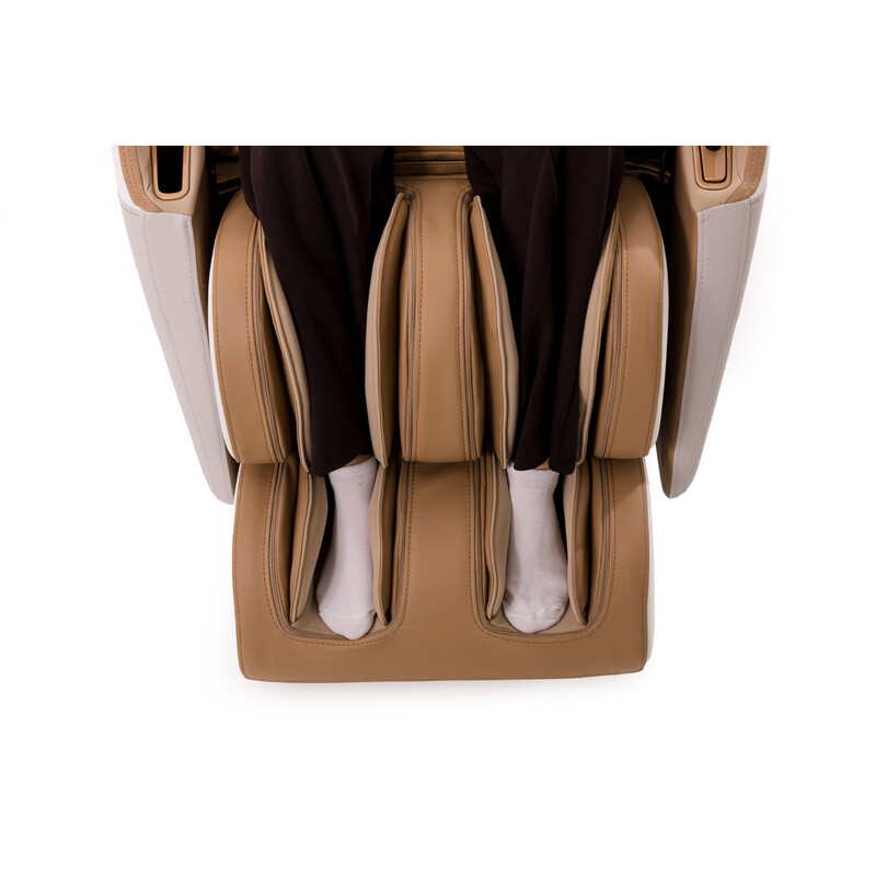 Masážne elektrické kreslo RelaxPro 3D MASSAGER - NADTRHNUTÉ ČALÚNENIE Z VNÚTORNEJ STRANY OPIERKY NÔH