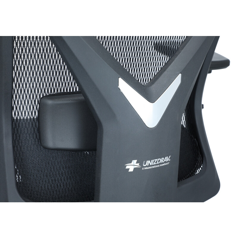 Kancelárska ergonomická stolička UNIZDRAV -  POŠKODENÝ PÔVODNÝ OBAL, MIERNE POŠKODENIE NA OPIERKE