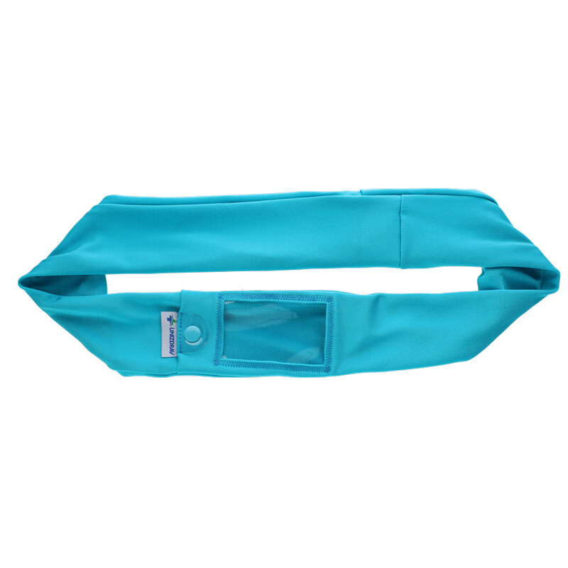 Dia pás na inzulínovú pumpu s okienkom, tyrkysový