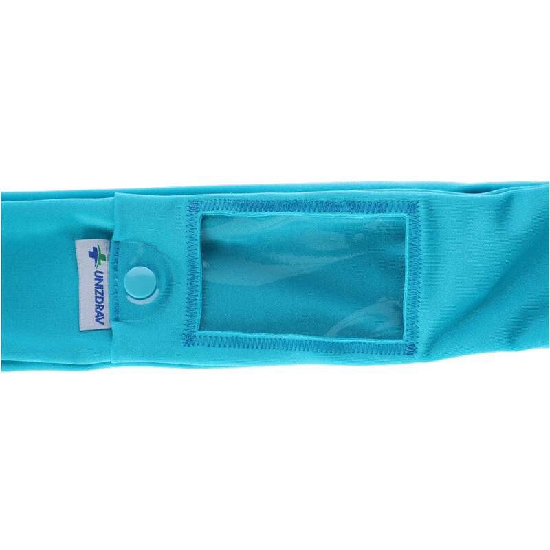 Dia pás na inzulínovú pumpu s okienkom, tyrkysový