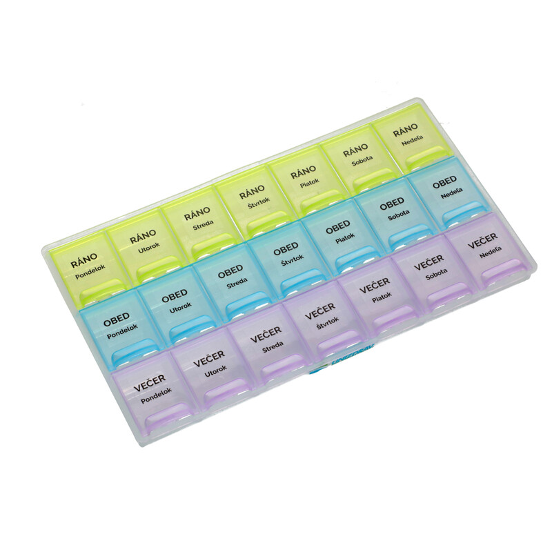 Dávkovač liekov UNIZDRAV - týždenný