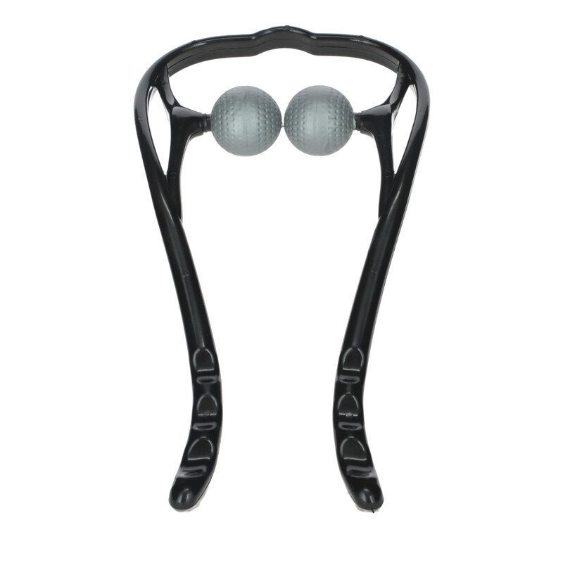 Masážna pomôcka na krk a krčnú chrbticu s 2 hlavicami