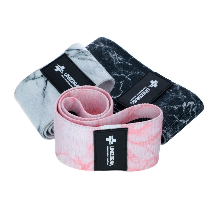 Textilné posilňovacie gumy, sada 3 ks