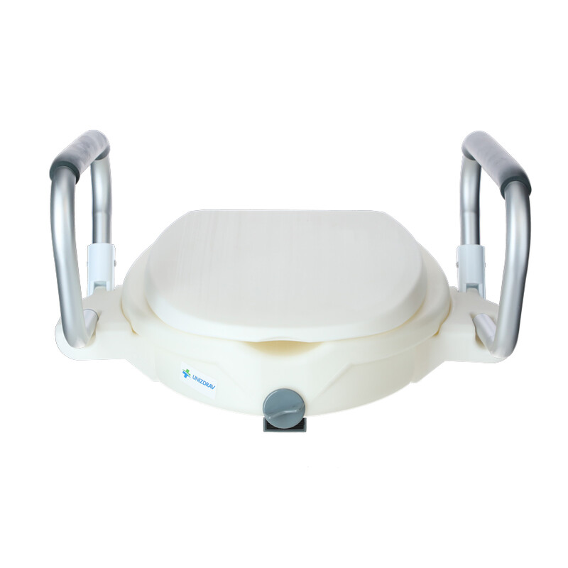 Zvyšovač WC UNIZDRAV so sklápacími opierkami, 12 cm