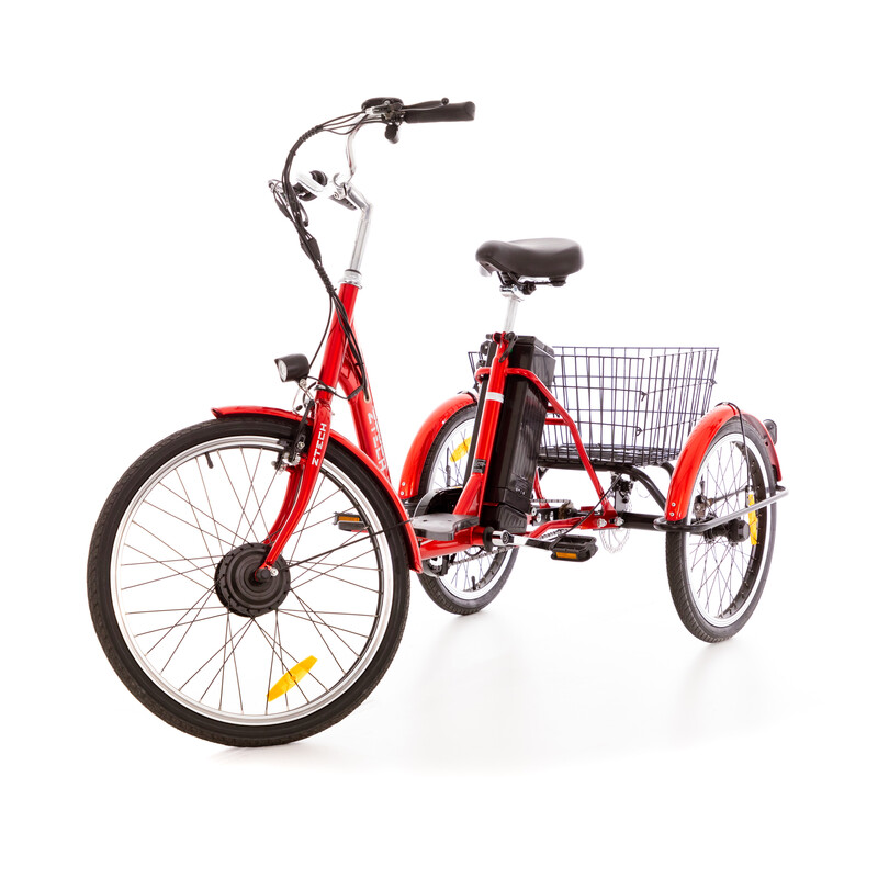 Trojkolesový elektrický bicykel Tornádo ZTECH - POŠKODENÝ PREDNÝ, ZADNÝ BLATNÍK