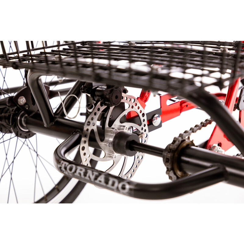 Trojkolesový elektrický bicykel Tornádo ZTECH - POŠKODENÝ PREDNÝ, ZADNÝ BLATNÍK