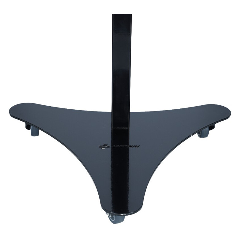 Germicídny žiarič UNIZDRAV s displejom uzavretý mobilný UVC 72 – čierne vyhotovenie -  MIERNE ODRETÁ HRANA NA ŽIARIČI A NA STOJANE