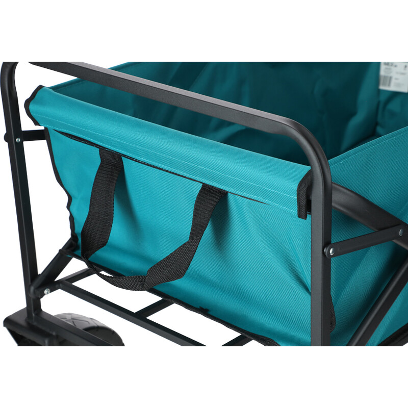 Skladací prepravný vozík s nosnosťou 90kg, tyrkysový