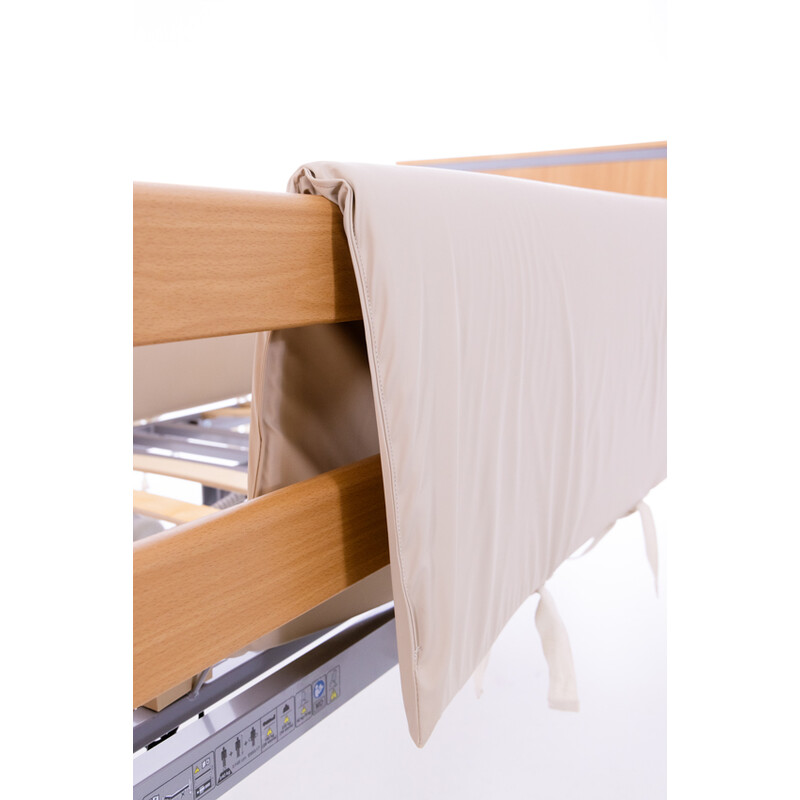 Ochranné návleky na bočnice postele s popruhmi, 1 pár