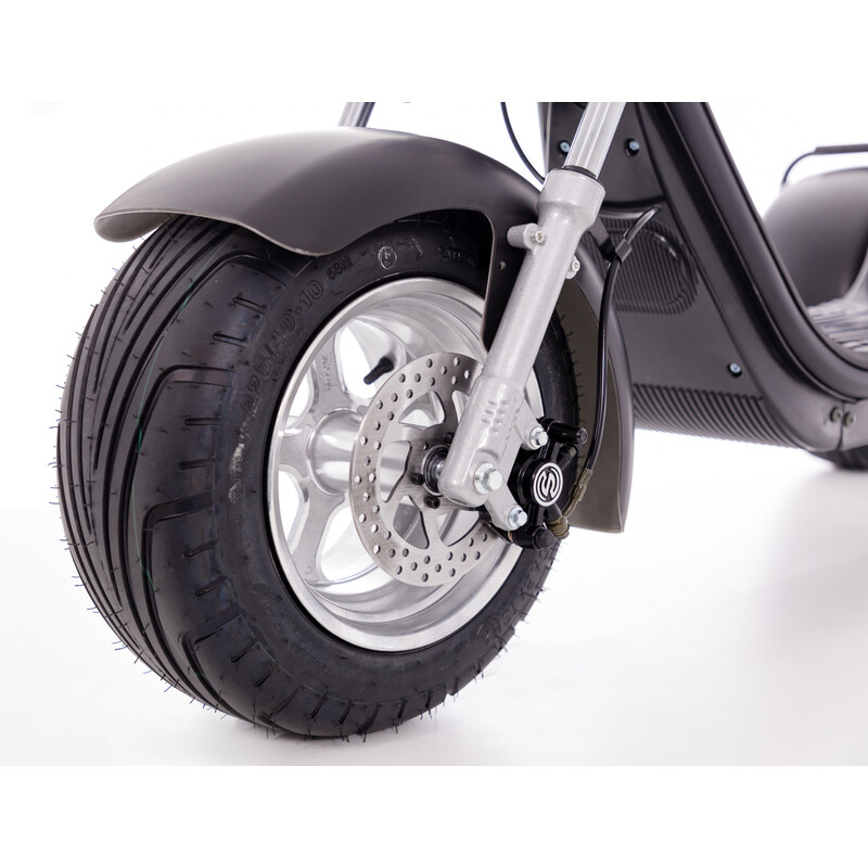Elektrický CHOPPER UNIZDRAV PRO trojkolesový – výkonný 2000 W motor - NAJAZDENÝCH 56 KM, MIERNE ŠKRABANCE NA BLATNÍKU