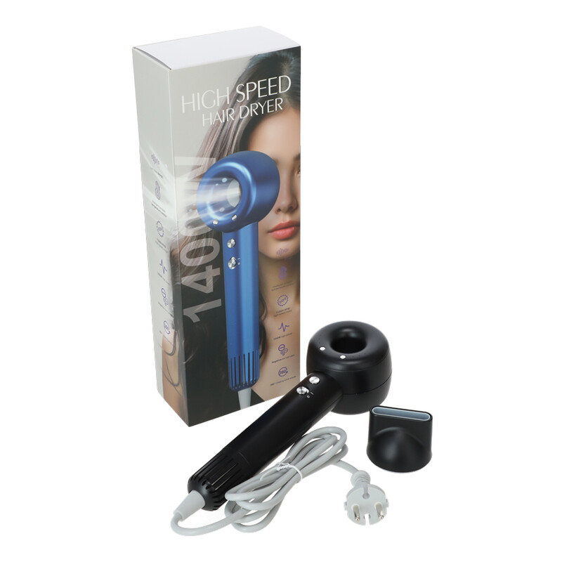 Fén na vlasy s ionizátorom vzduchu, čierny