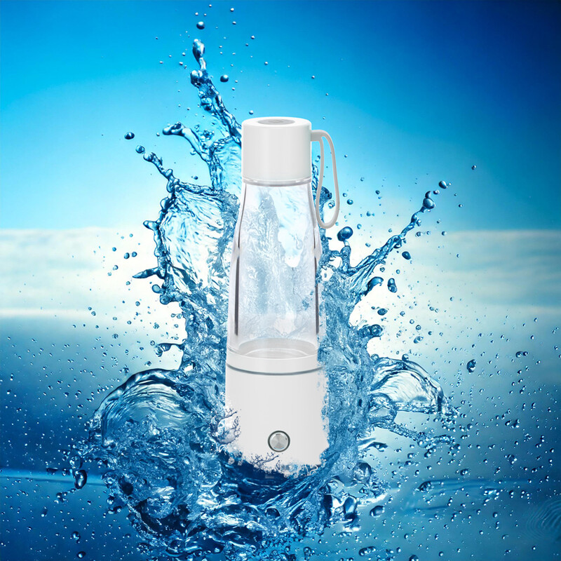 Fľaša na výrobu vodíkovej vody, biela