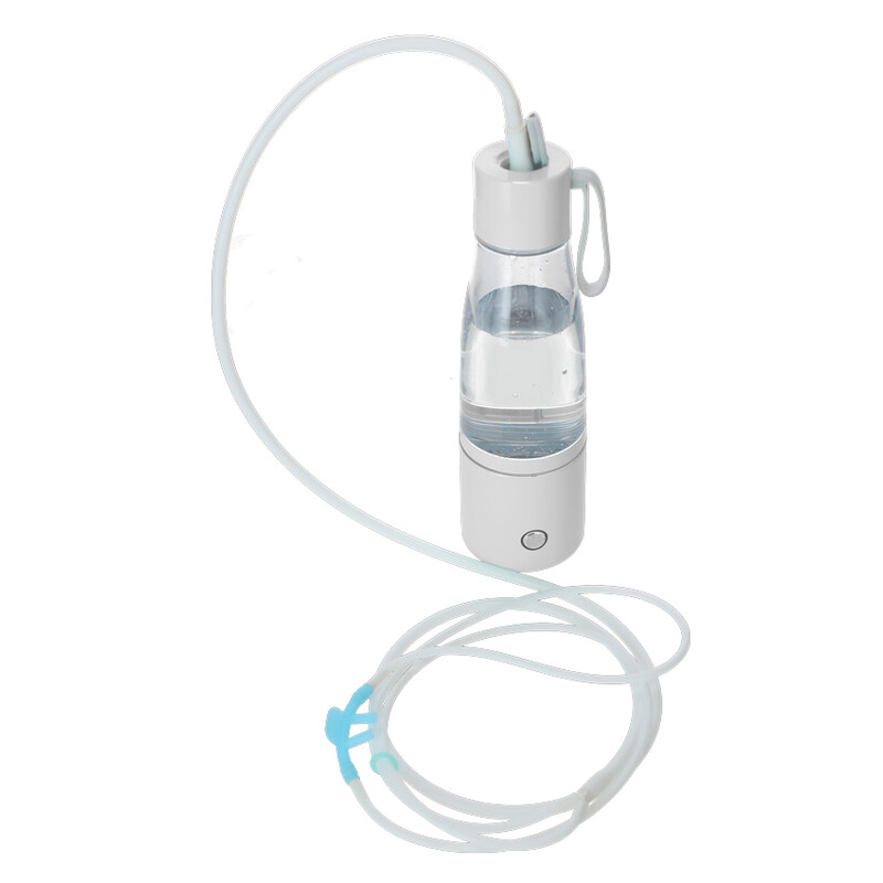 Fľaša na výrobu vodíkovej vody, biela