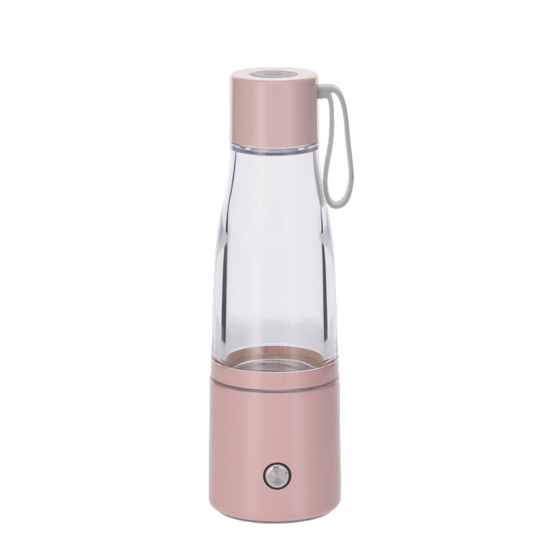 Fľaša na výrobu vodíkovej vody, ružová