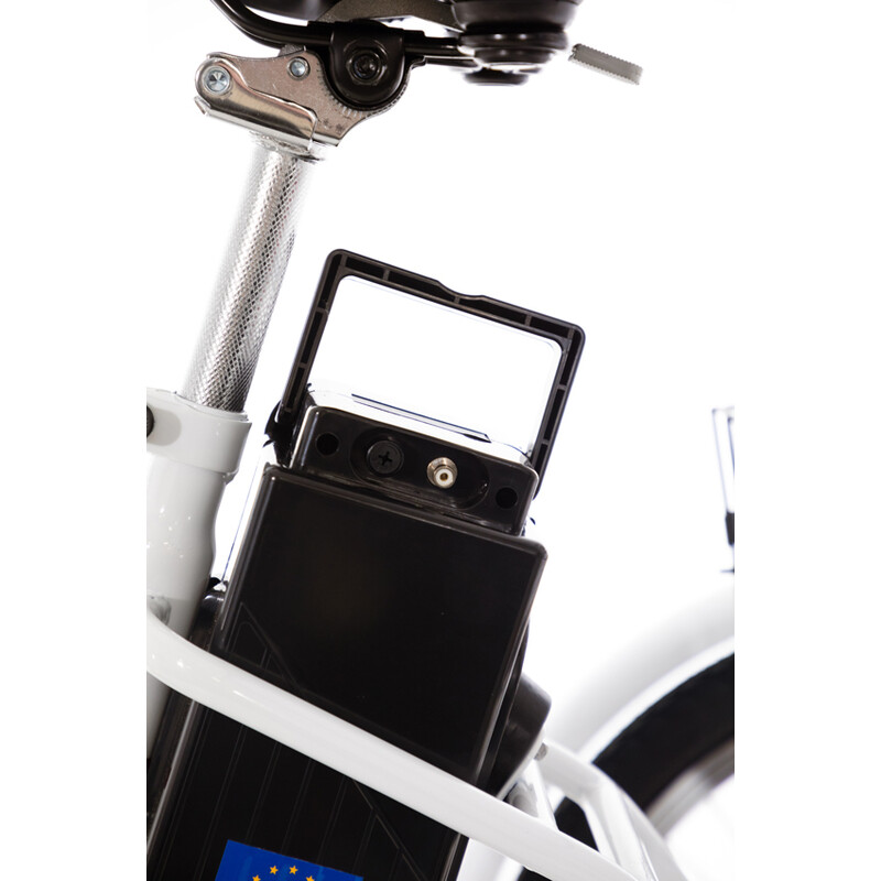 Trojkolesový elektrický bicykel Tornádo ZTECH, biely