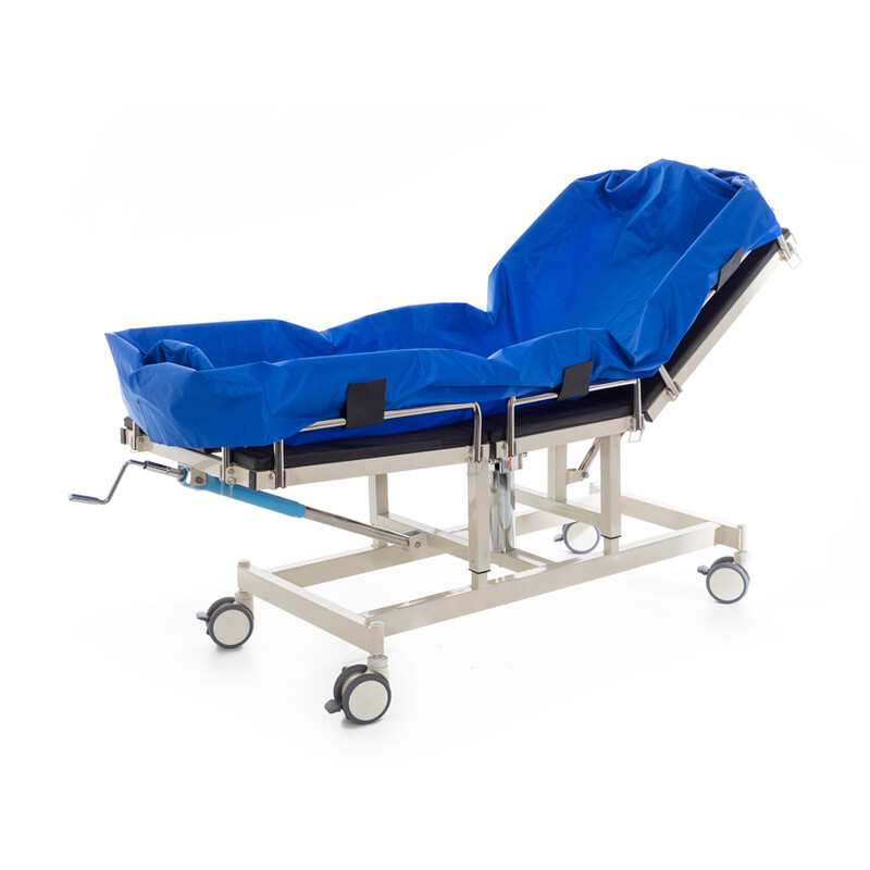 Sprchovacie lôžko UNIZDRAV – hydraulické/manuálne