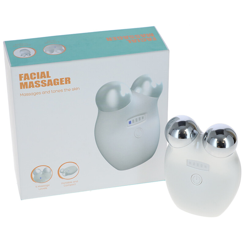 Masážny prístroj na tvár a krk s EMS funkciou