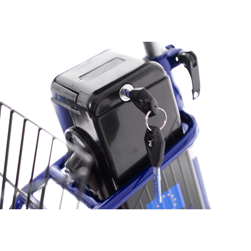 Trojkolesový elektrický bicykel Tornádo ZTECH, modrý