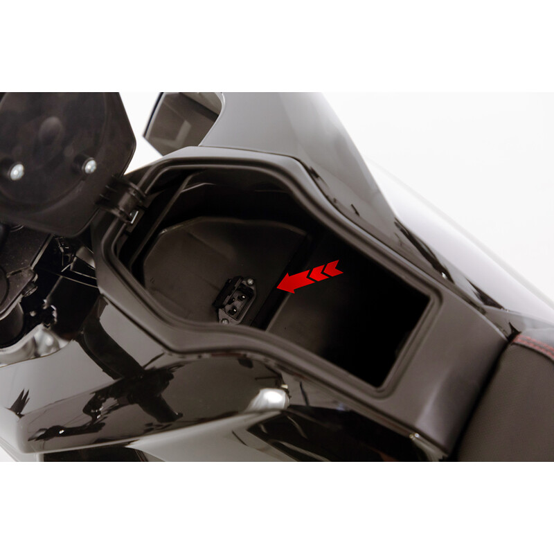 Elektrická motorka e-Flex, čierna