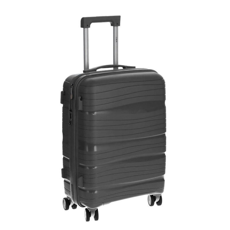 Cestovný kufor, čierny